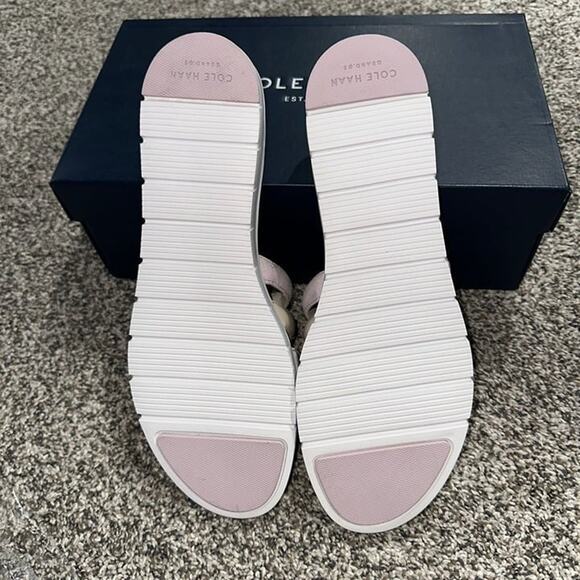 NEW IN BOX! Cole Haan ZeroGrand Strap Sandals Violet Rose Size 10 - Picture 6 of 7